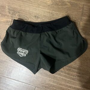 Women's Army green Granite Games shorts